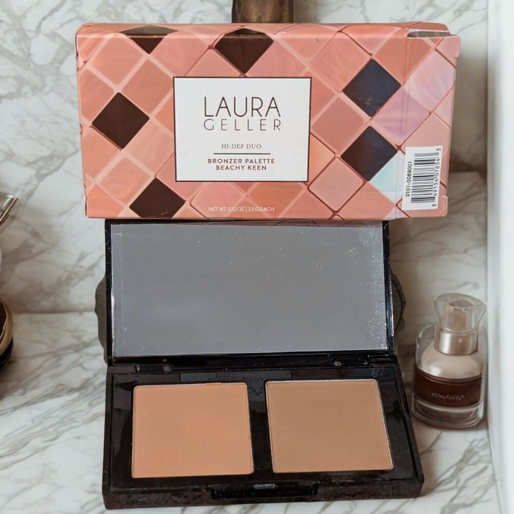 Laura Geller Hi-Def Duo Bronzer Palette – Beachy Keen (BNIB)